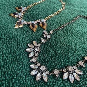 🔴 Set of 2 J Crew Statement Necklaces